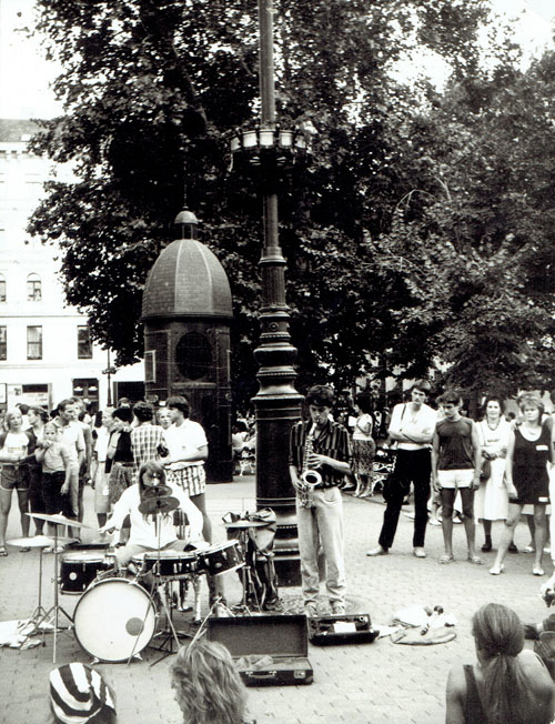 Gert Anklam und Steven Garling - Straßenmusik