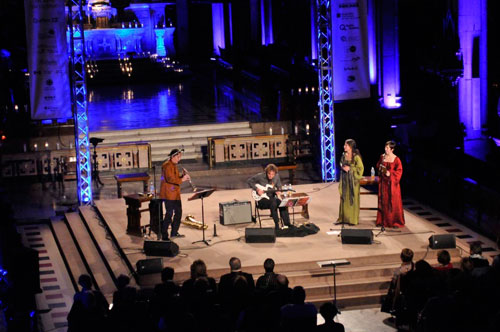 Ensemble Nu:n in Quebec in der Kathedrale