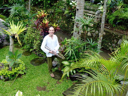 Gert Anklam auf Bali